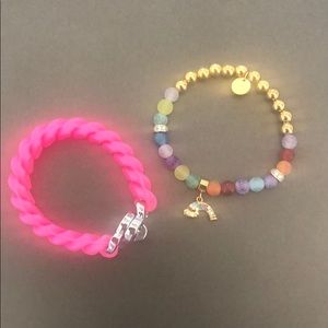 Rustic Cuff Girls Rainbow Shannon Pink Madison Lot